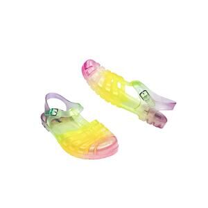 Cat & Jack Girls' Rainbow Jelly Sandals - Size 3